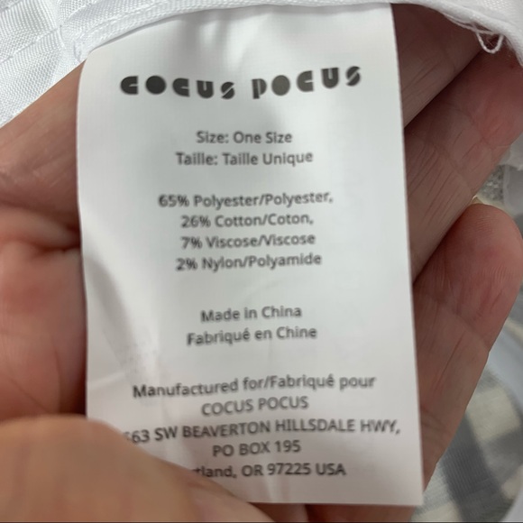 Cocus Pocus Grey Buffalo Check Baseball Cap Adjust - Picture 8 of 8